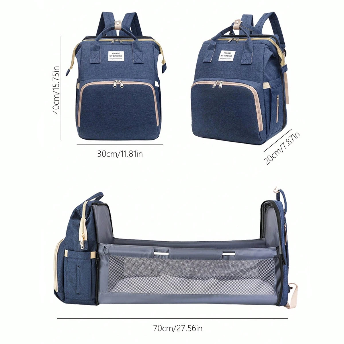 TrailTots™ 3-in-1 Baby Changing Backpack