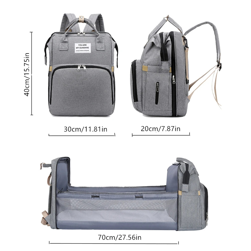 TrailTots™ 3-in-1 Baby Changing Backpack